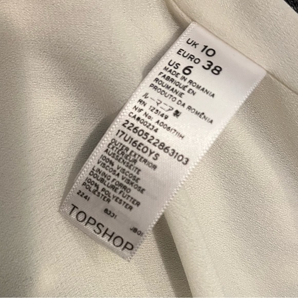 Topshop Patterned Blazer Size Medium - Picture 5 of 5